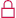 Red closed padlock icon 