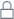 Gray closed padlock icon 