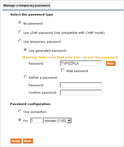 Set a Temporary Password | ActivID AAA Server Web Self Help Desk | HID ...