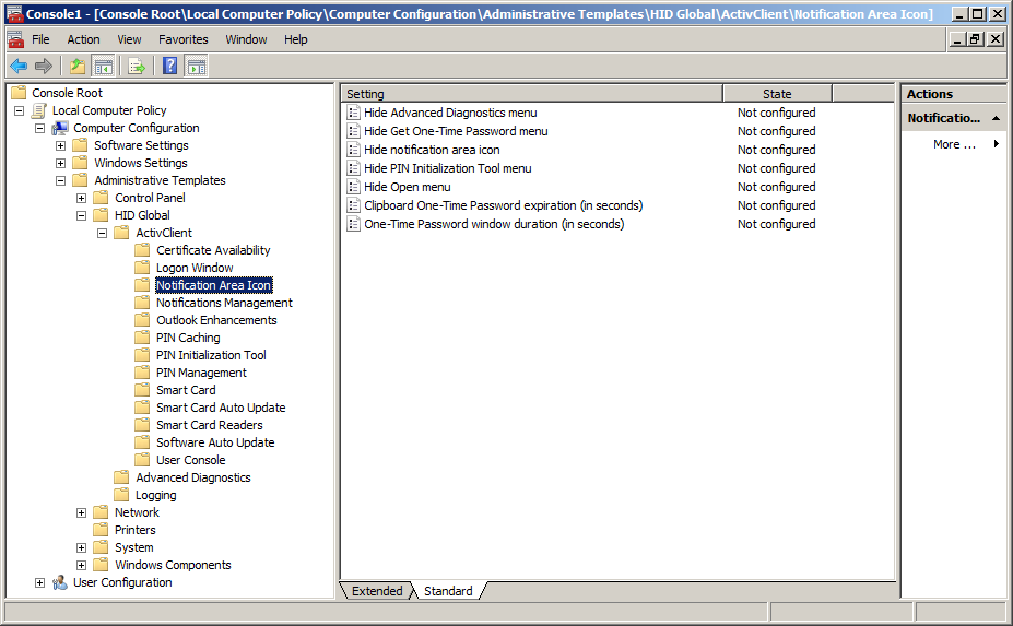 Activclient Windows Using Active Directory Group Policy Objects on Microsoft Windows Server