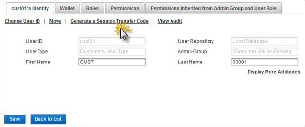 Manage Session Transfer Codes | ActivID Appliance | HID Global