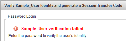 Manage Session Transfer Codes | ActivID Appliance | HID Global