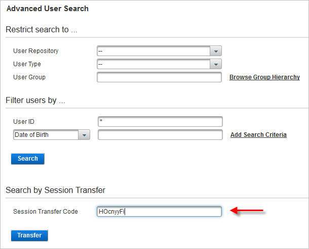 Manage Session Transfer Codes | ActivID Appliance | HID Global
