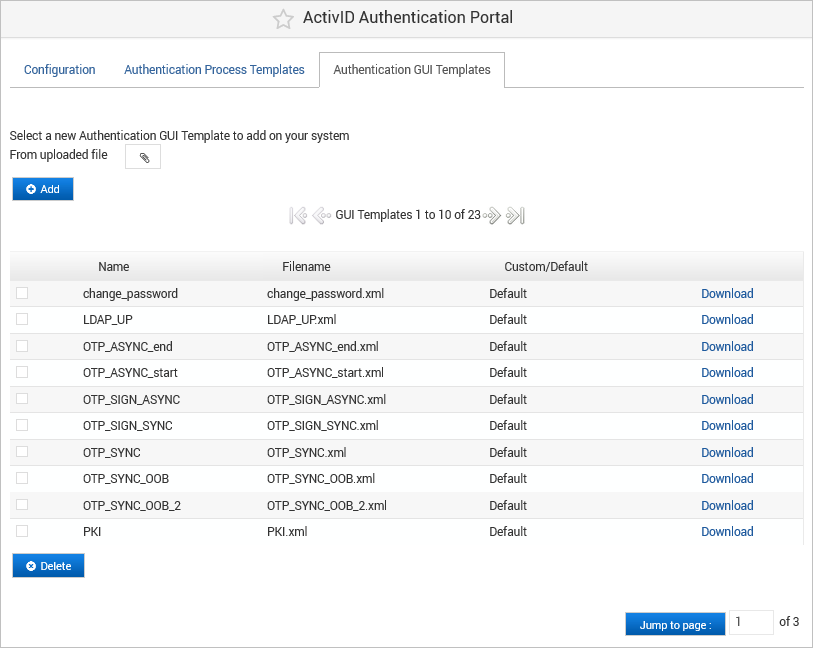 Authentication Gui Form Customize the User Authentication Process | ActivID Appliance | HID Global