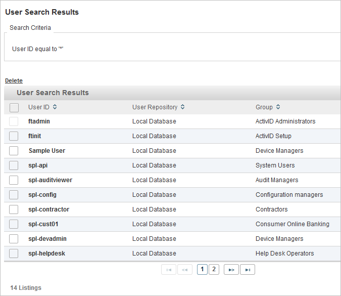 Use Search Users Search for Users | ActivID AS | HID Global