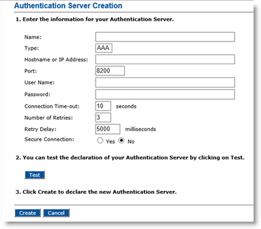 Procedures for Configuring Connections to the ActivID AAA Server ...