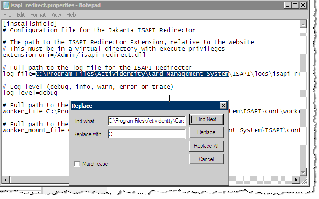 Update the ISAPI Configuration Properties File | ActivID CMS | HID Global