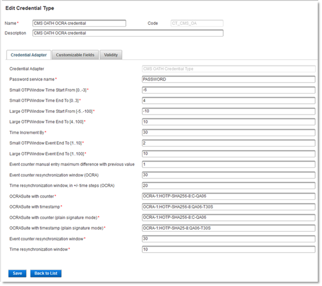 Configuring an OATH Application with ActivID Authentication Server ...