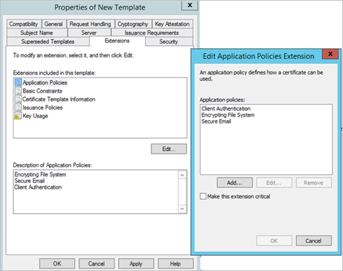 Configuring Microsoft Certificate Templates | ActivID CMS | HID Global