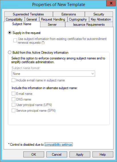 Configuring Microsoft Certificate Templates | ActivID CMS | HID Global
