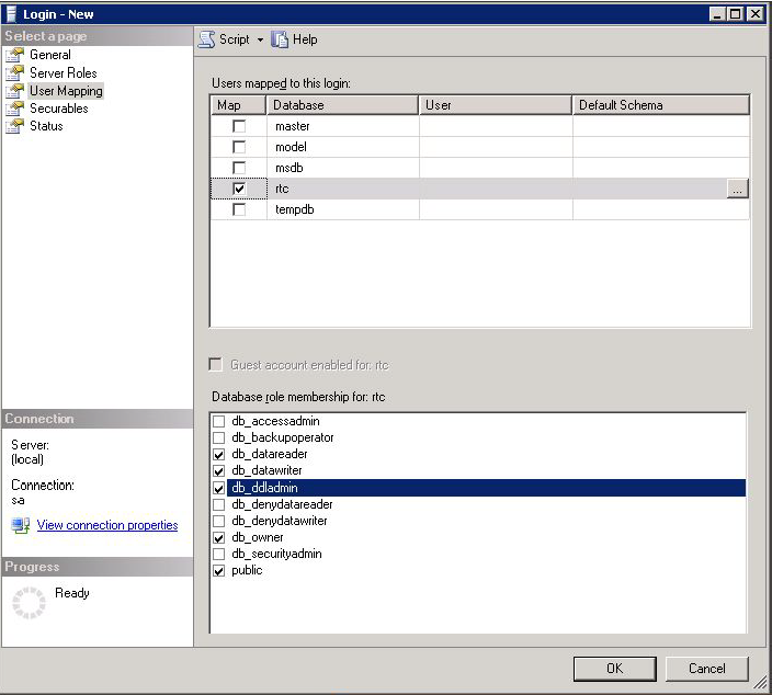 Configuring Microsoft SQL Server