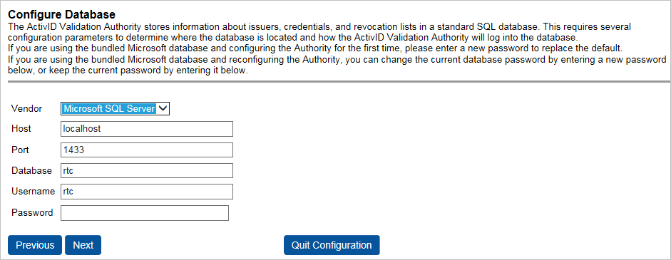 Configuring Microsoft SQL Server