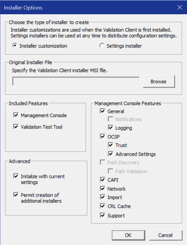 Export the Configuration