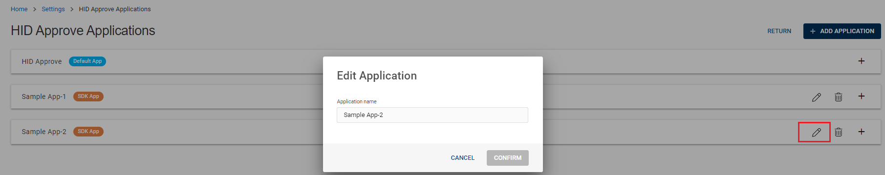 List of Applications