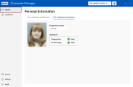 PIV cardholder information view.
