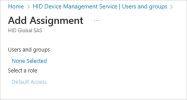 Entra ID add users groups