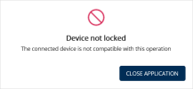 Device Management device not locked