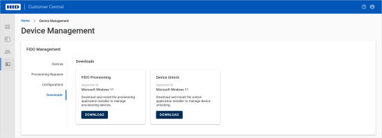 Device Management downloads