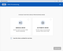 Device Management provisioning mode