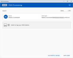 Device Management provision user