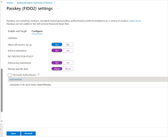 Entra ID Passkey AAGUID