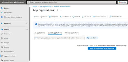 Entra ID App registrations