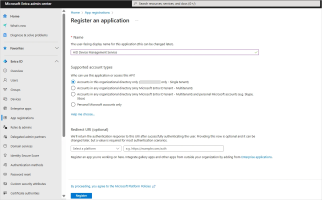 Entra ID Register app