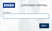Customer Central username