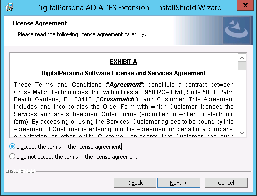 Integrating the DigitalPersona ADFS Extension | DigitalPersona AD | HID ...