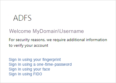 Integrating the DigitalPersona ADFS Extension | DigitalPersona LDS ...