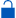 Blue open padlock icon