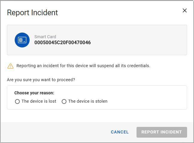 Add Device dialog box during Issue Device step with Device Issuance in progress