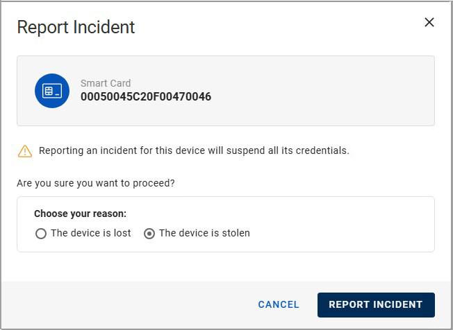 Add Device dialog box during Issue Device step with Device Issuance in progress