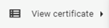 View certificate menu item