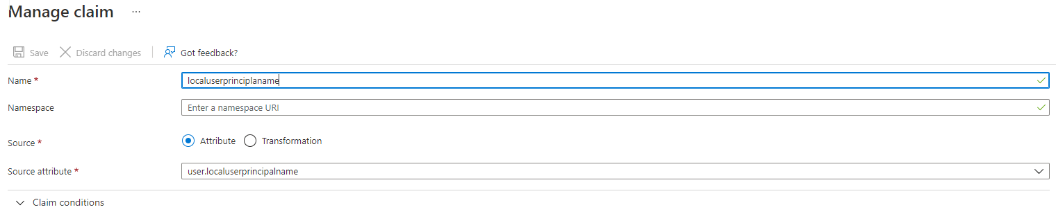 Enable SAML Authentication in Azure AD