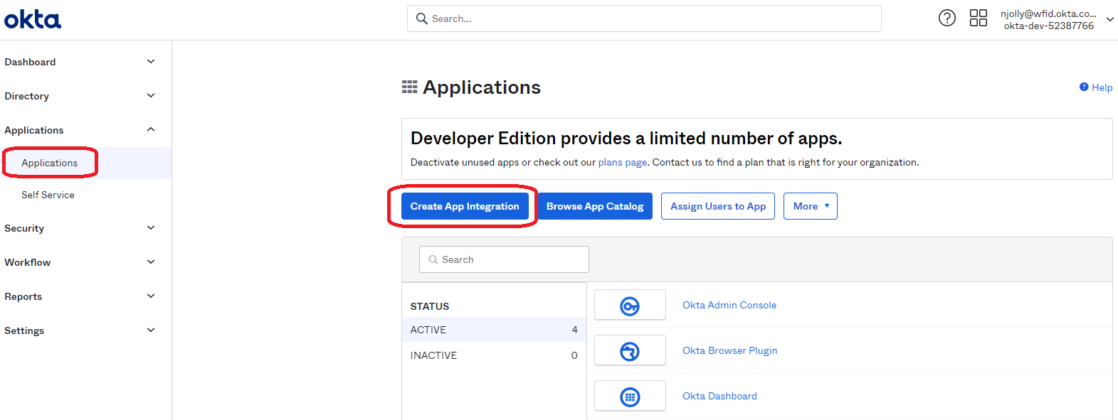 Enable SAML Authentication in Okta
