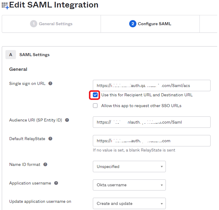 Enable SAML Authentication in Okta