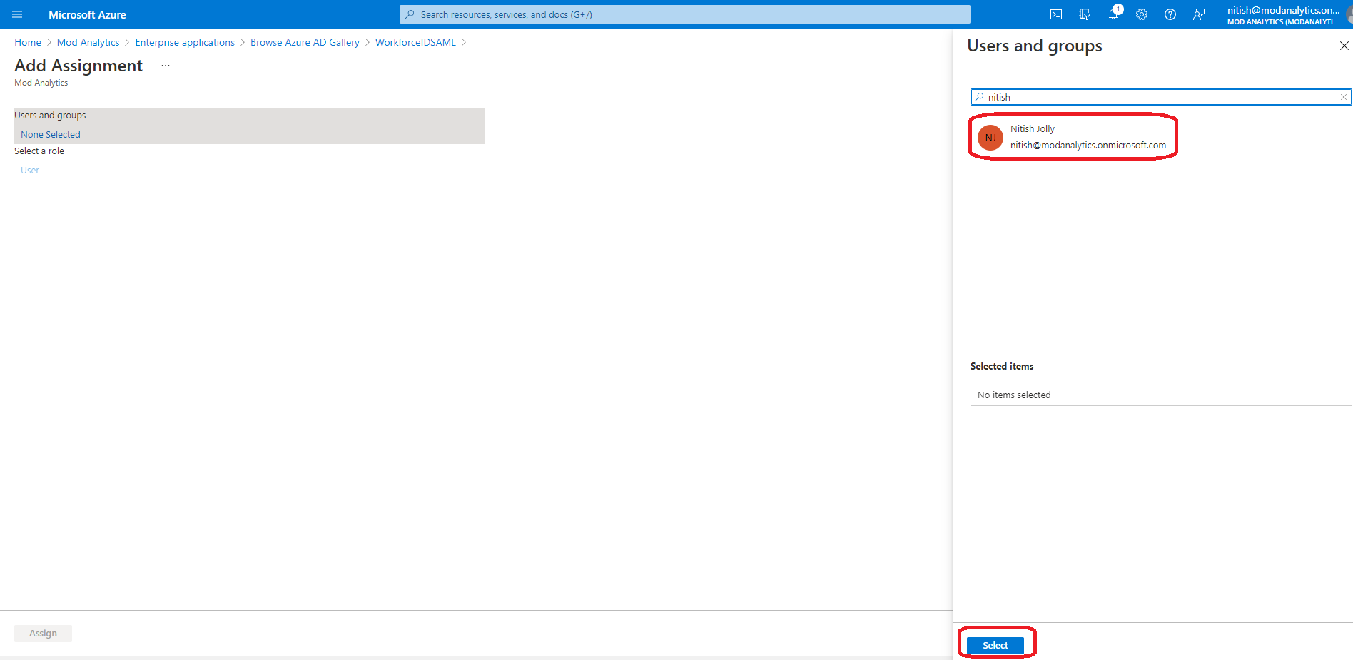 Enable SAML Authentication in Azure AD