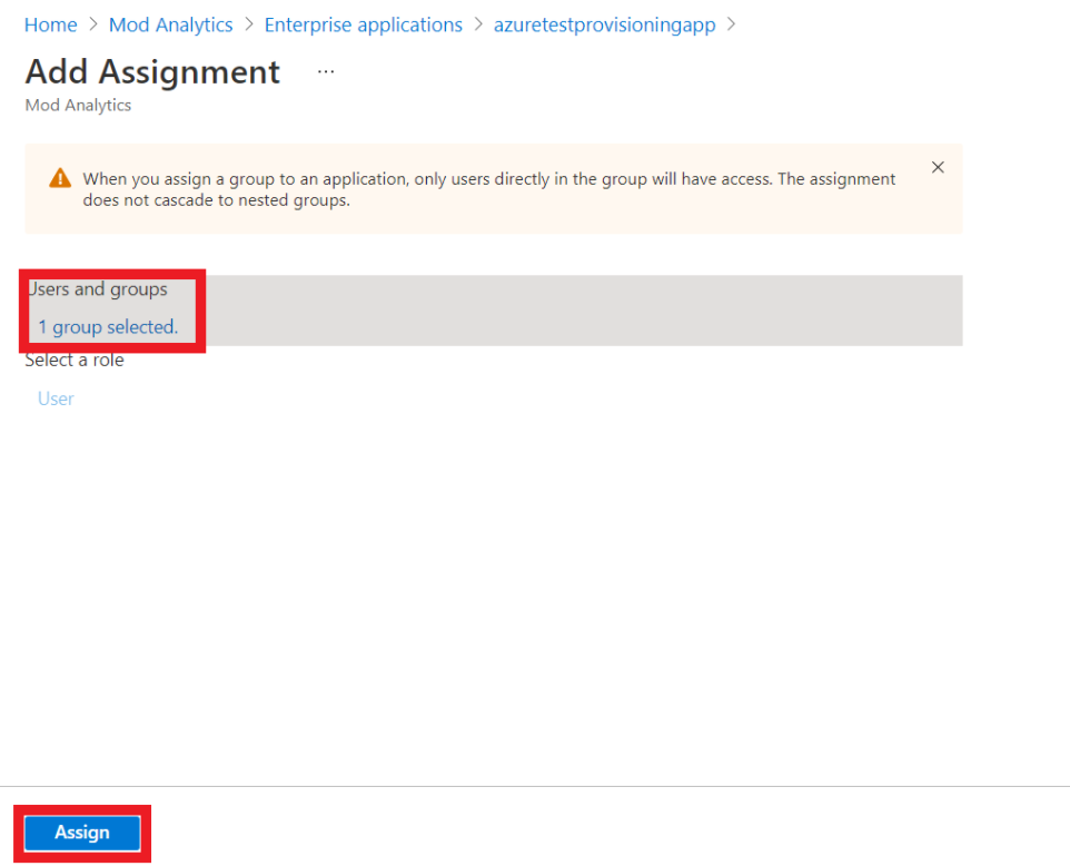 Assign users and groups