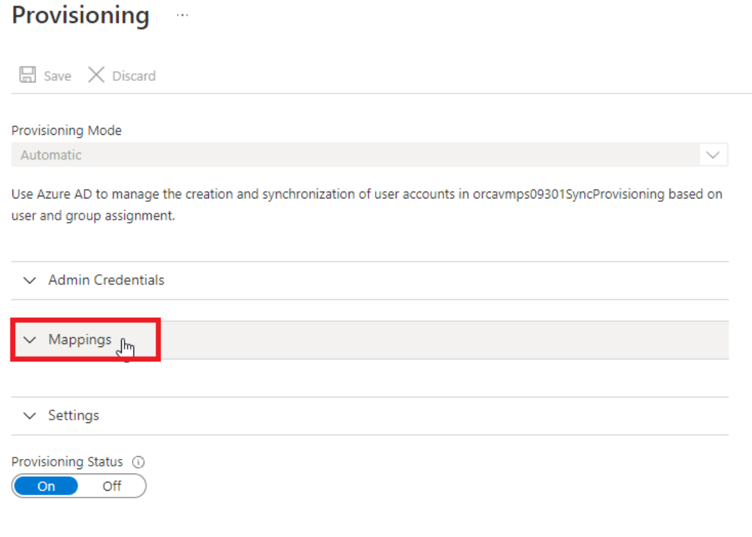 Azure AD Attribute Mapping