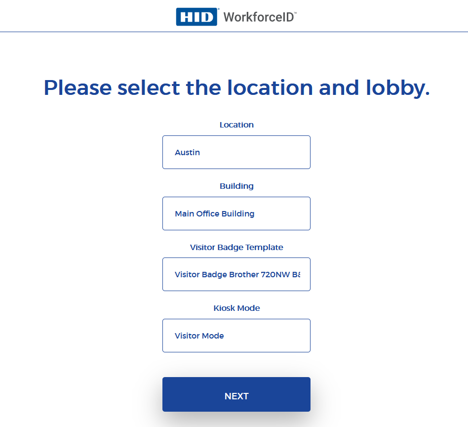 Location Selection at Kiosk