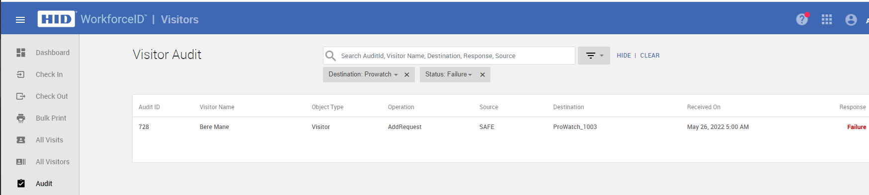 How audit logs can be used to troubleshoot issues?