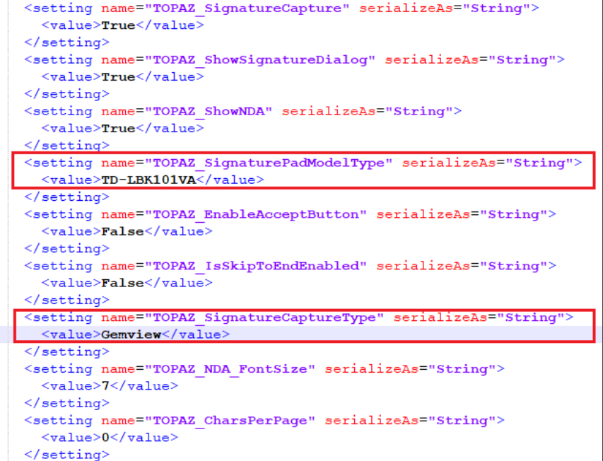Configure the smart client for topaz