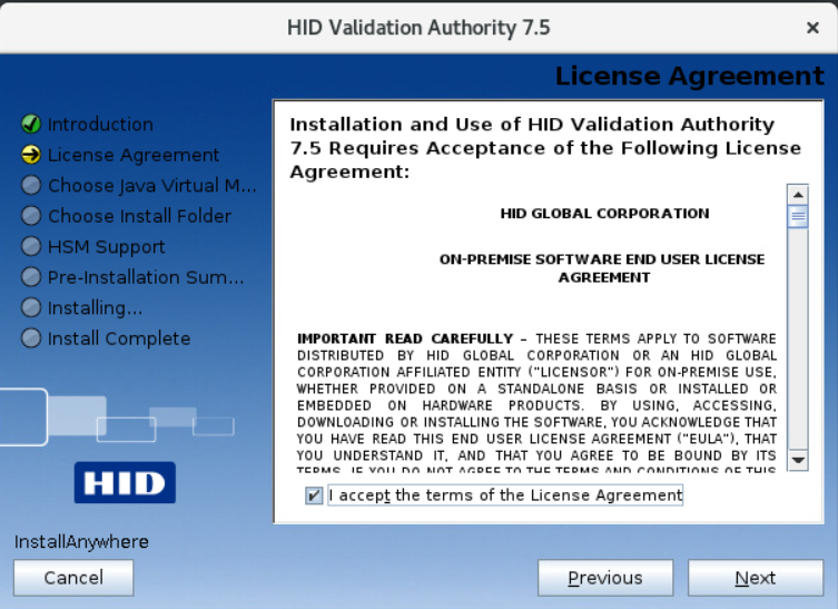 Installing Validation Authority on Linux