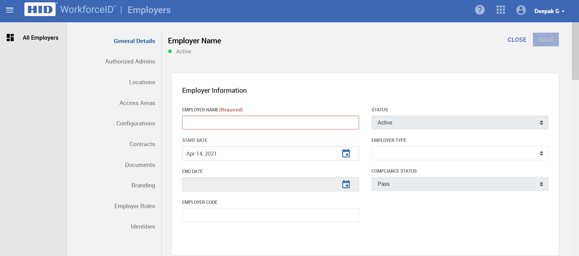 Employer Details