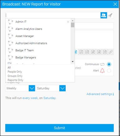 Boardcast Report